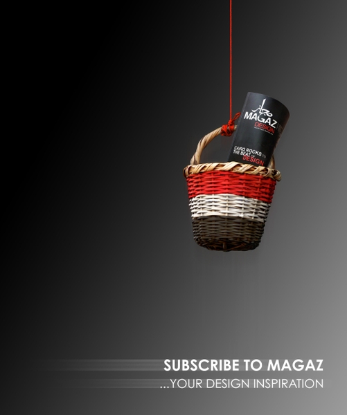 ‘Magaz’ – Egyptian Architectural Review magazine  2011.  ‘Revolutionary Basket’
– Single page image commissioned for the magazine.