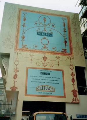 St James Square Hoarding – 1989