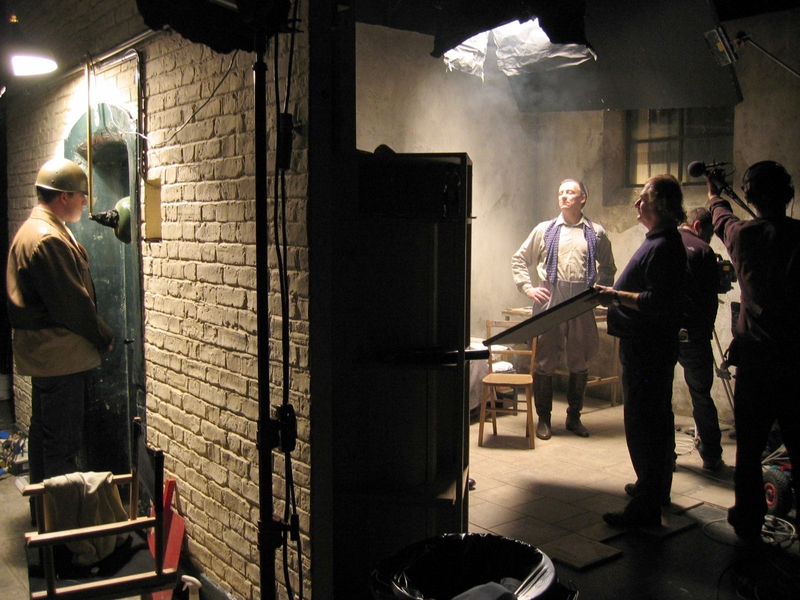 ‘Nuremberg: Goering’s Last Stand’ – Channel 4  2006.  Studio set: Goerring’s
prison cell.