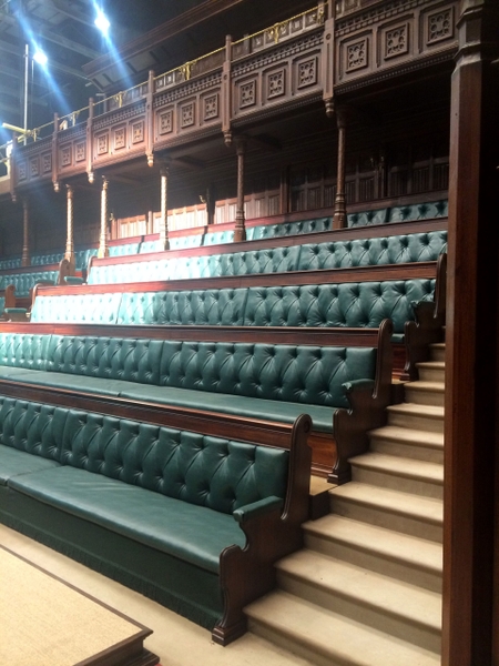 ‘Darkest Hour’ – Film  2017.  Studio Set: Houses of Parliament.