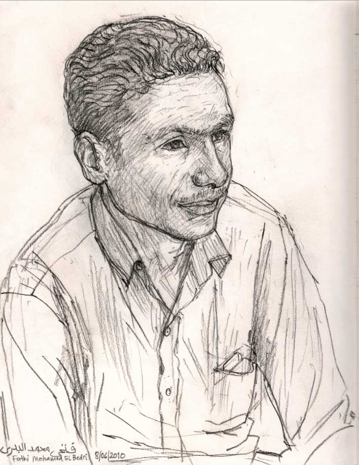 ‘Timecode Post Production’ – Egypt. Portrait drawing 2010.