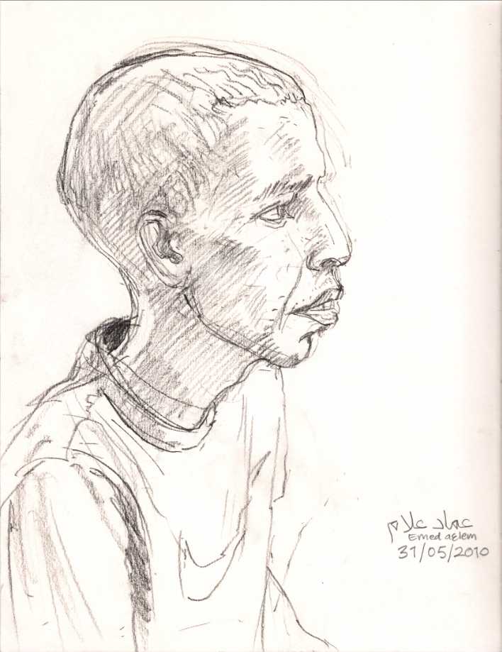 ‘Timecode Post Production’ – Egypt. Portrait drawing 2010.